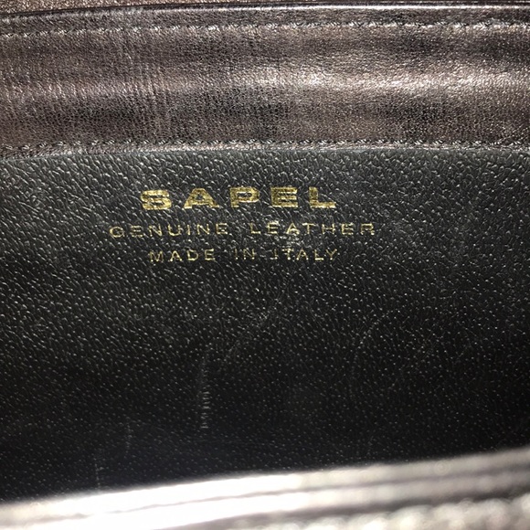 Vintage Sapel Italian leather handbag 😘 - Picture 7 of 8